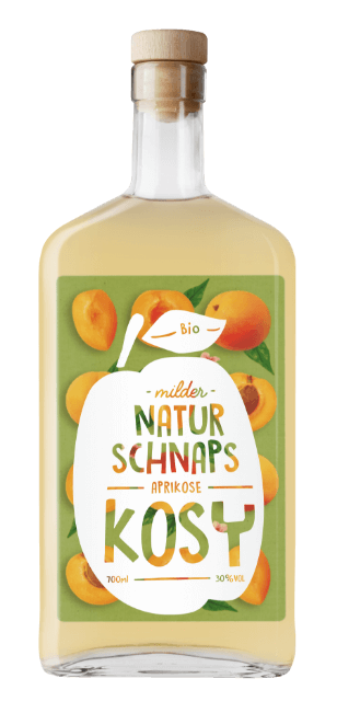 Naturschnaps-Flasche-Kosy